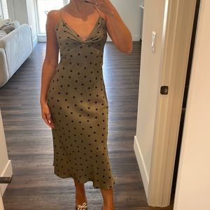 ZARA POLKA DOT DRESS.